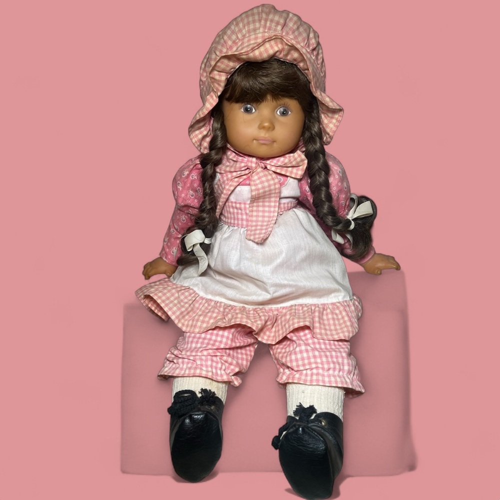 RARE!!VINTAGE GÖTZ PUPPE DOLL 1989 NATALIE - Soft Articulated 20"
